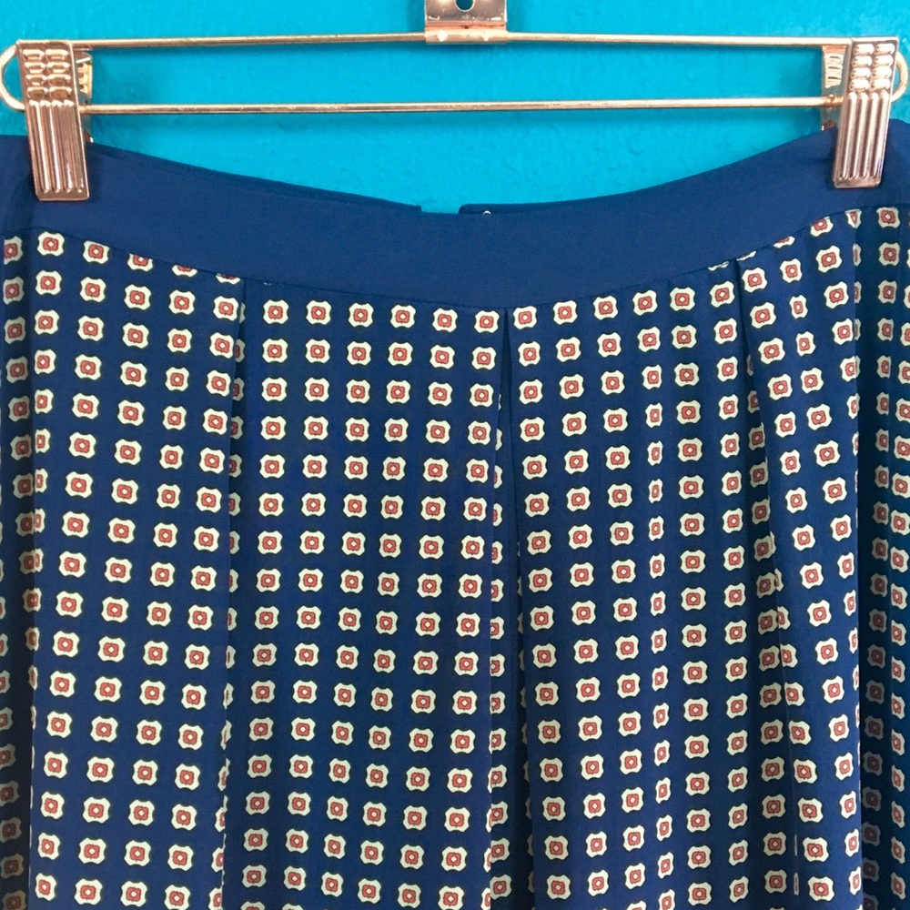 Madewell Ascot Silk Dots Print Double Slit Skirt 0 - Picture 2 of 8